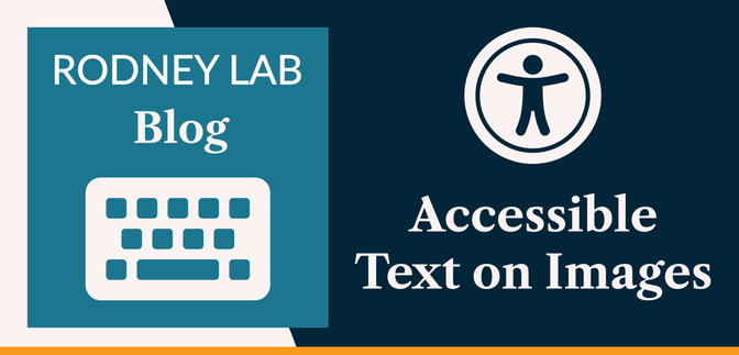 Accessible Text on Images