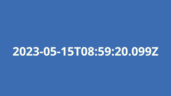 Astro JS Middleware Example: Screen capture shows a browser window with a timestamp in large text.