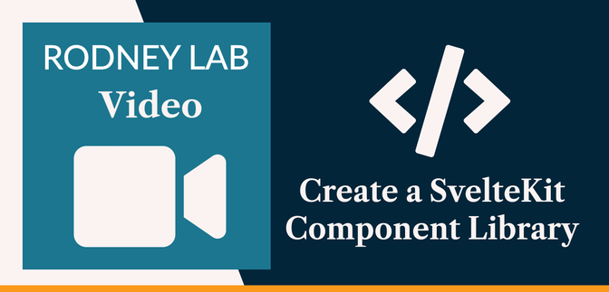 Create a SvelteKit Component Library