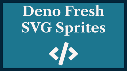 Deno Fresh SVG Sprites: Optimized Icons 🔥