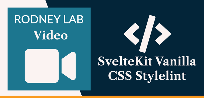 SvelteKit CSS Stylelint