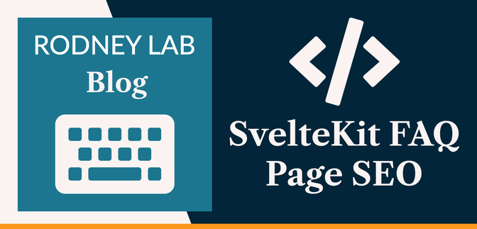 SvelteKit FAQ Page SEO